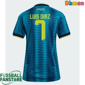 Kolumbien Luis Diaz #7 Replik Auswärtstrikot Damen WM 2026 Kurzarm